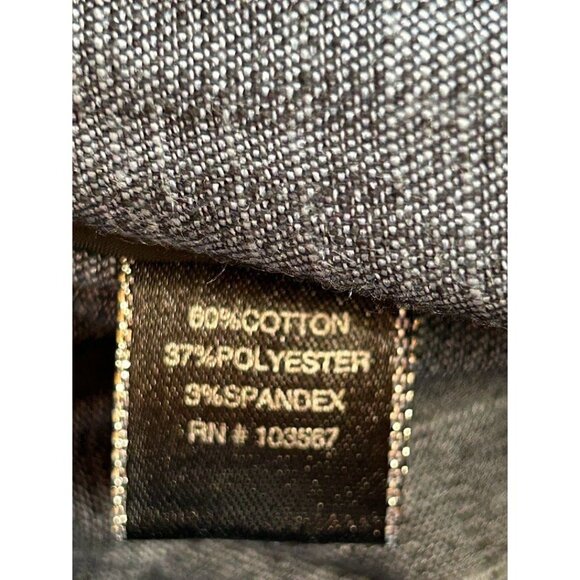 Analogy Woman Embossed Denim/Velvet Jacket Blazer Size‎ XL - Picture 7 of 8